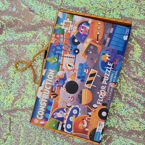 Construction Floor Puzzle for Kids - Multicolor 46 Pieces! 3plus